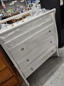 White Baby Change Table With 3 Drawer 52791