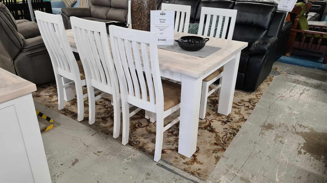 Ashland Dining Table with 6 Chairs  NEW!!! 49020