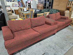 Red 5 Seater Lounge Suite 52912