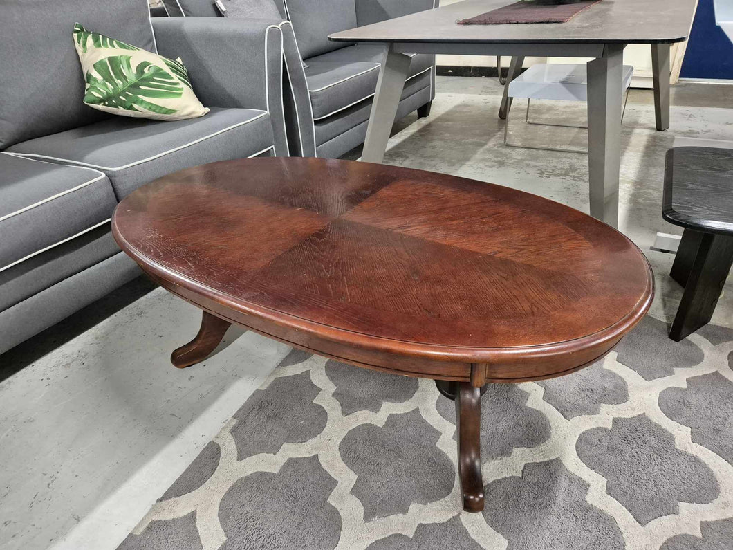 Mahogany Oval Coffee Table 52027