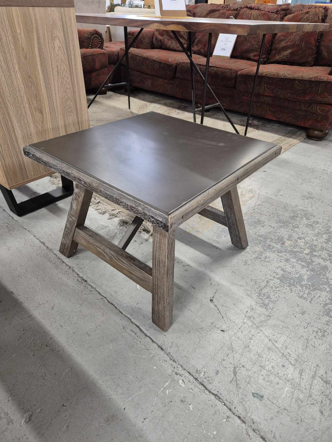 Brown Top Nick Scali Side Table 52486