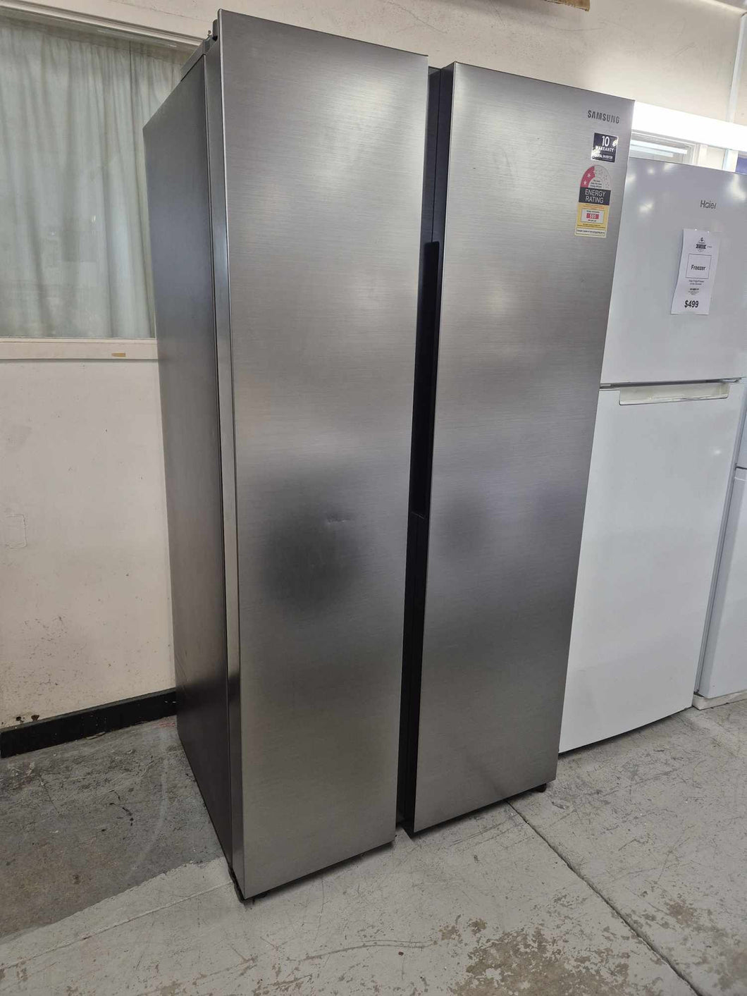 Samsung Silver Double Door Fridge/Freezer (30 Day Guarantee) 52517