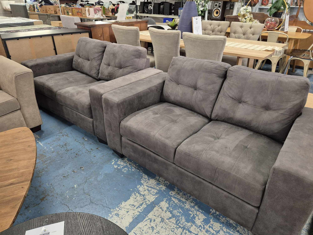 Dark Grey  Harvey Norman  4 Seater  Lounge Suite 52511