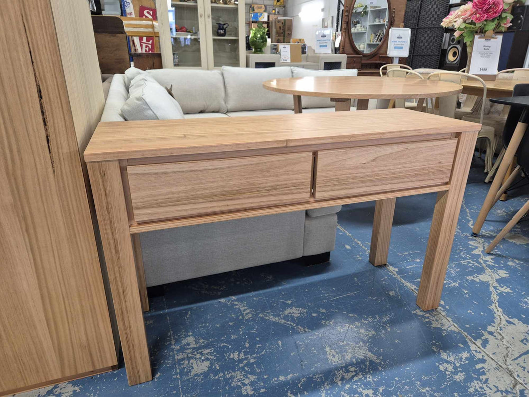 Dallas Light Wood Hall Table With 2 Drawers NEW!!! 52623