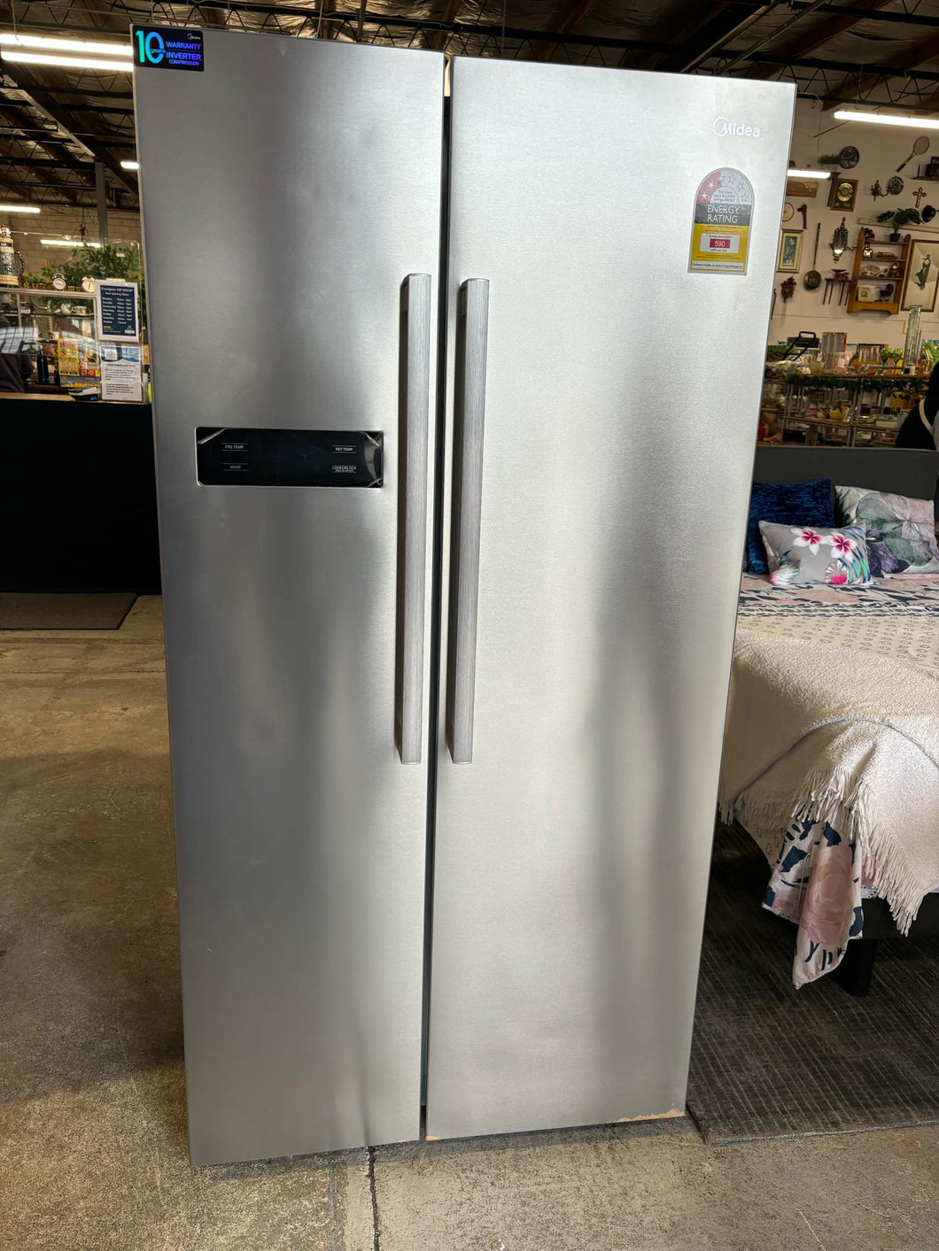 Double Door Fridge Freezer Midea 52226