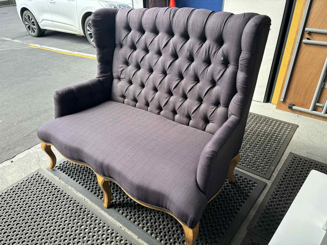 Grey Love Seat 2 Seater 52868