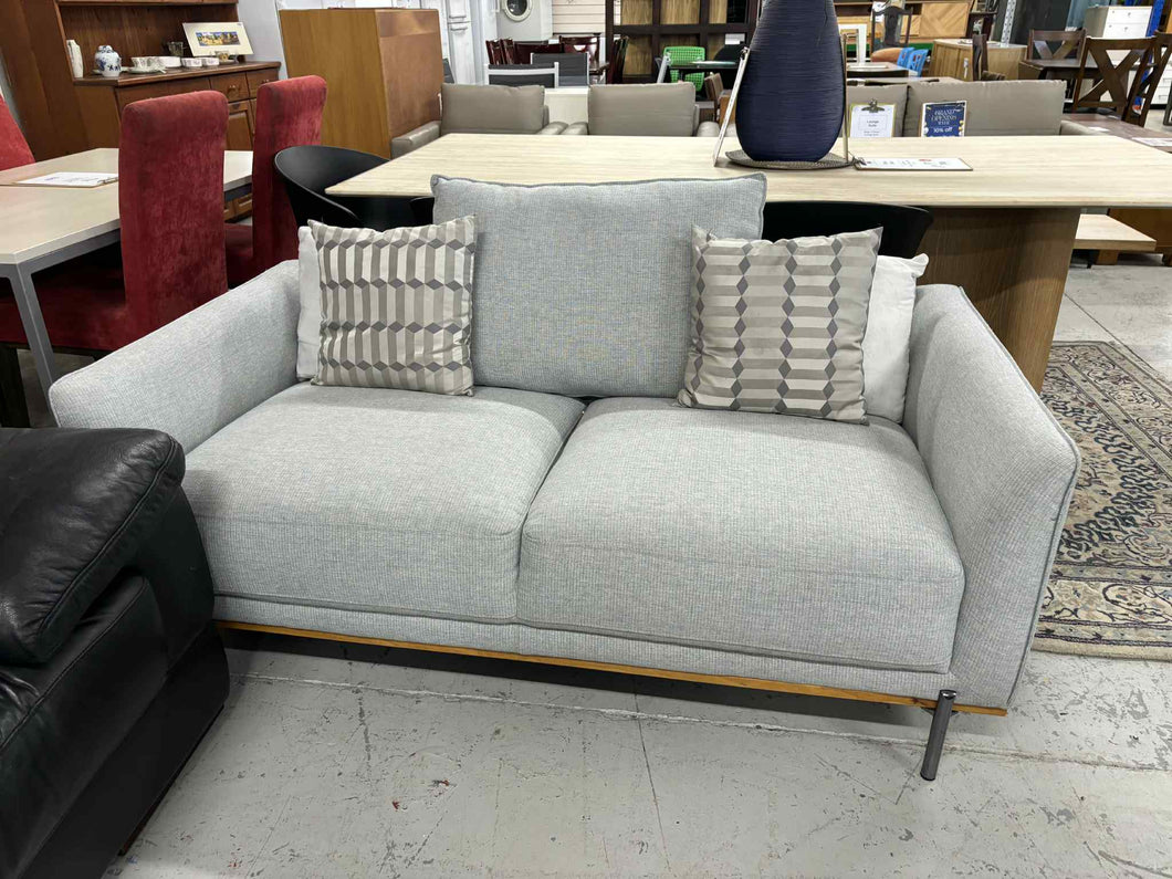 2 Seater Blue Sofa Nick Scali