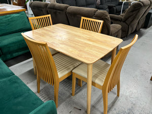 Paris Dining Table (NEW) With 4x Chairs 52251