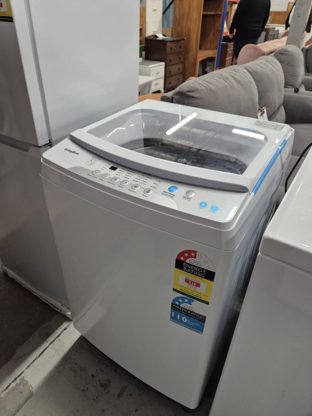 Living & Co Top Loader Washing Machine  (30 Day Guarantee) 52898