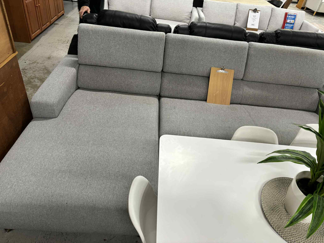 Light Grey Fabric Corner  Lounge Suite 52843
