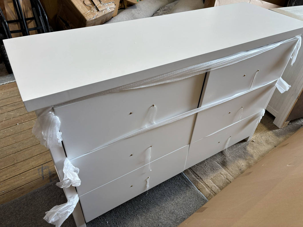 Master 6 Drawer White Dresser NEW !!!