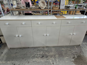 White Cabinet With 6 Doors/3 Drawers 52920