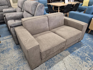 Brown Fabric 2 Seater  Couch NEW!!! 52848