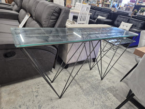 Glass Top/Black Metal  Nick Scali Hall Table 52809