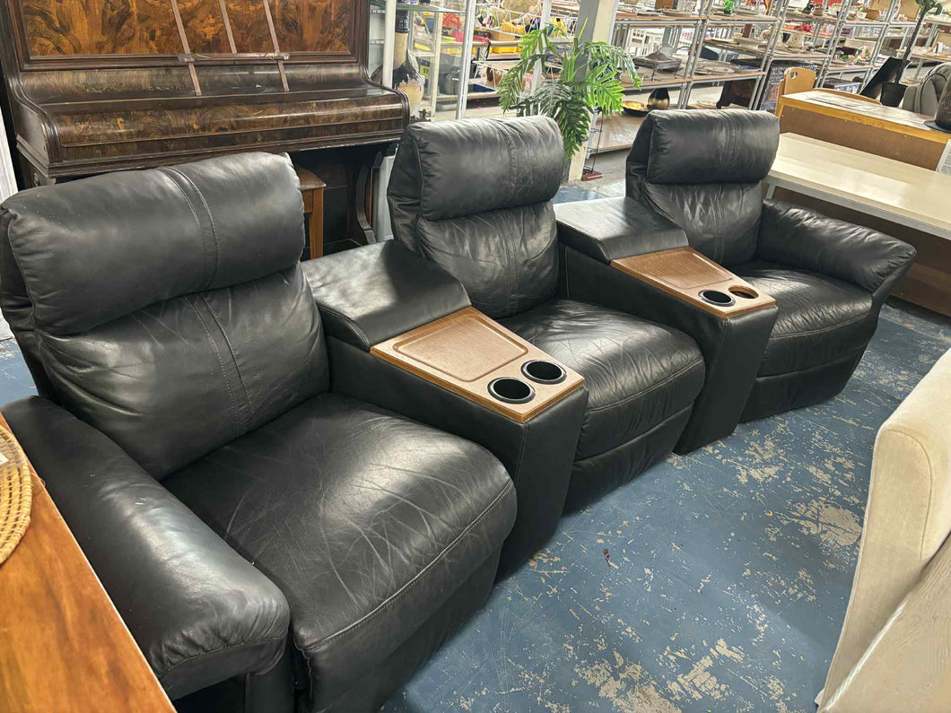 Cinema Leather Recliner Lounge