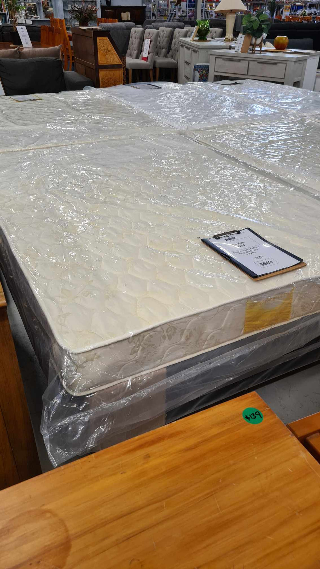 Silvia Double Mattress With Black base NEW!!!  51881